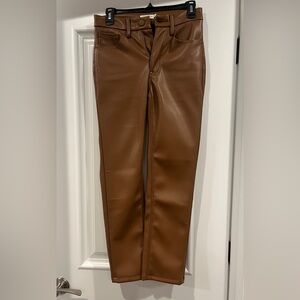 Good American faux leather pants 2